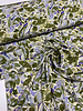 green and purple jungle - beautiful viscose poplin