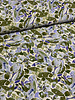 green and purple jungle - beautiful viscose poplin