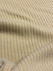 beige soft knitted ribbed - viscose blend