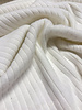 gebroken wit zachte gebreide ribbels - viscose blend