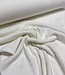 gebroken wit zachte gebreide ribbels - viscose blend