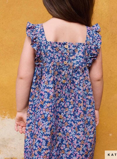 Katia fabrics Ecuadorian Flowers - poplin cotton