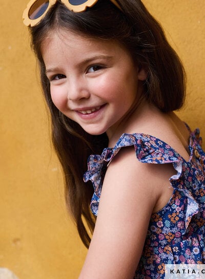 Katia fabrics Ecuadorian Flowers - poplin cotton