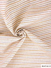 Katia fabrics oker strepen slim sand - recycled canvas