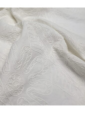 gebroken wit - ton sur ton - embroidery katoen