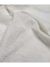 off-white - tone-on-tone - embroidery cotton