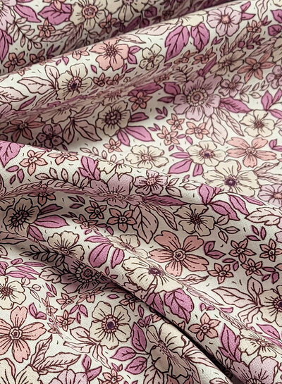 pink flowers - beautiful cotton