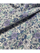 blue flowers - beautiful cotton