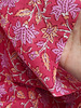 Madeline batik katoen voile - roze bloemen