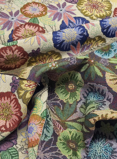 Katia fabrics floral ethnic jacquard