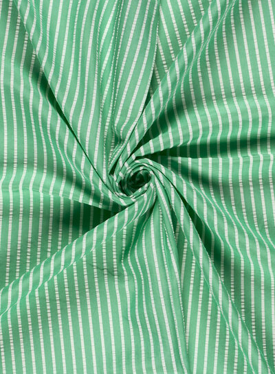 mint vertical stripes - seersucker