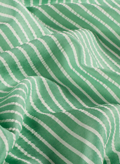 mint vertical stripes - seersucker