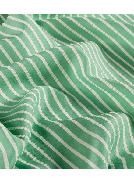 mint vertical stripes - seersucker