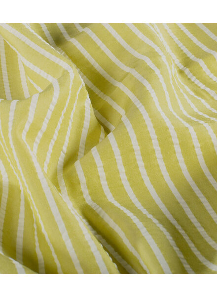 yellow vertical stripes - seersucker