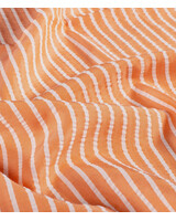 orange vertical stripes - seersucker