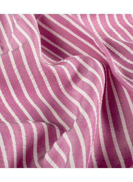 pink vertical stripes - seersucker