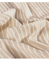 beige vertical stripes - seersucker