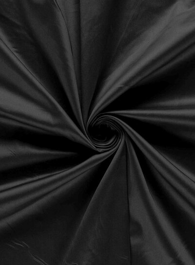 zwart satijn katoen
