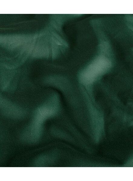 bottle green satin cotton
