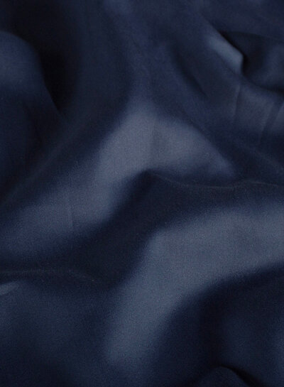 navy satin cotton