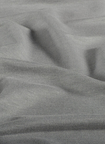 grijs melange - viscose mix met lichte rek