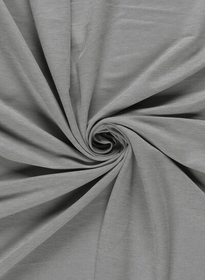 grijs melange - viscose mix met lichte rek