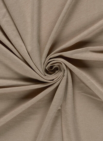 camel melange - viscose blend with a slight stretch