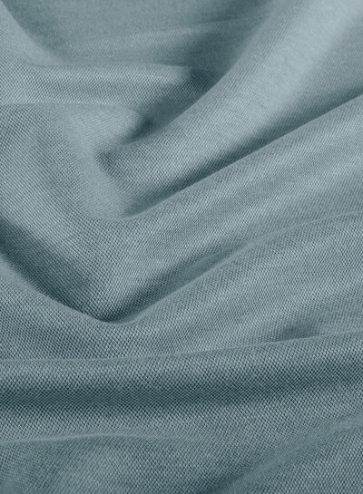 indigo gemeleerd  - viscose mix met lichte rek