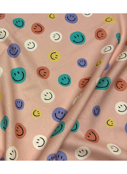 be trendy colored smileys - poplin cotton