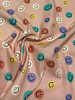 be trendy gekleurde smileys - poplin katoen