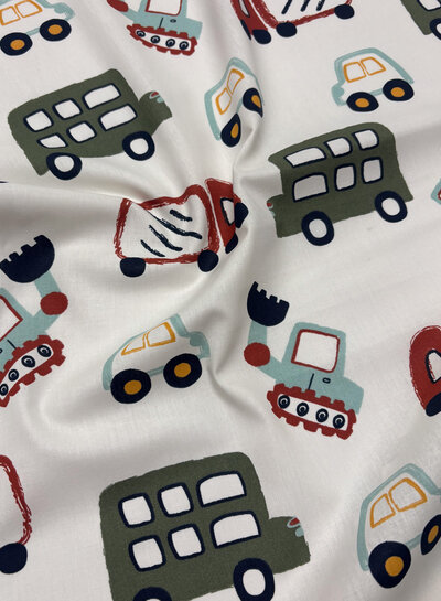 vehicles - poplin cotton