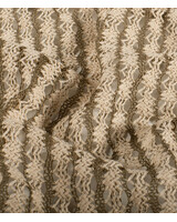 stripes taupe - crocheted
