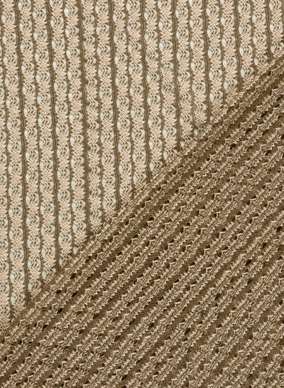 strepen taupe - gehaakt / crochet