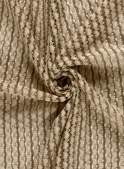 strepen taupe - gehaakt / crochet