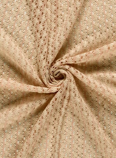 stripes light pink - crocheted