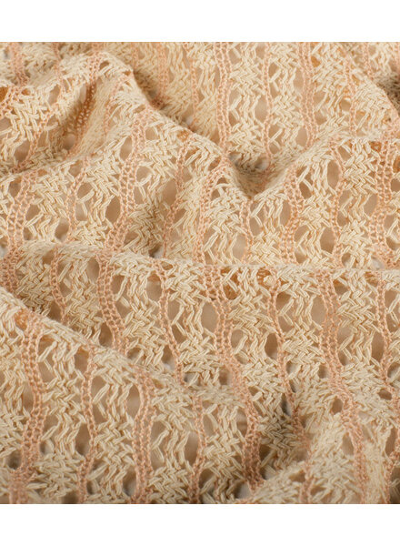 stripes light pink - crocheted