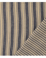 navy stripes double face - tetra / double gauze