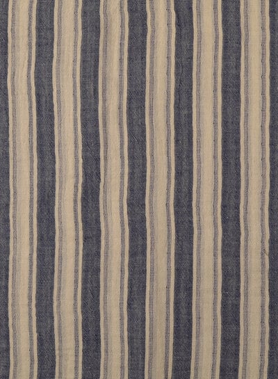 navy stripes double face - tetra / double gauze
