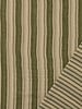 khaki stripes double face - tetra / double gauze