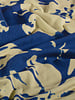 cobalt blue and beige - beautiful viscose jersey