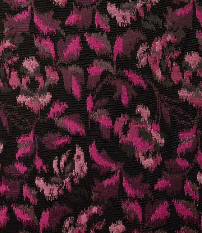 fuchsia vlekjes jacquard