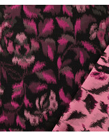 fuchsia spots - jacquard