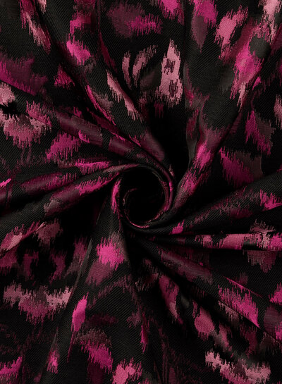 fuchsia vlekjes jacquard
