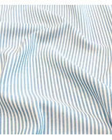 blue and white striped - viscose cotton blend