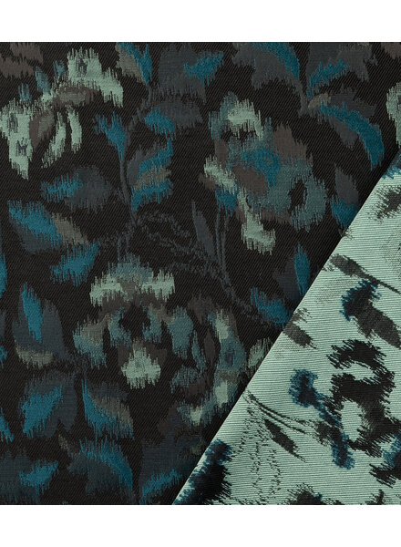 petrol spotted jacquard