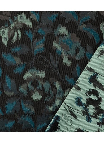 petrol vlekjes jacquard