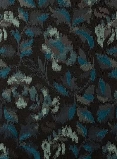 petrol spotted jacquard