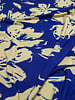cobalt blue and beige - beautiful viscose jersey