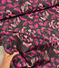 fuchsia vlekjes jacquard
