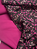 fuchsia vlekjes jacquard